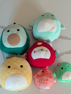 Squishmallows Lot Of 6